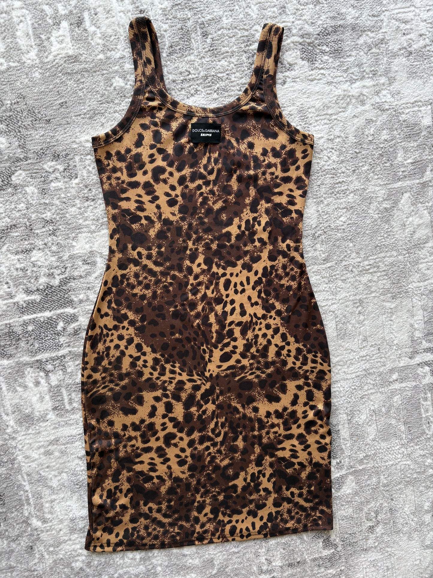 Leopard Body con Dress Sculpted Fit