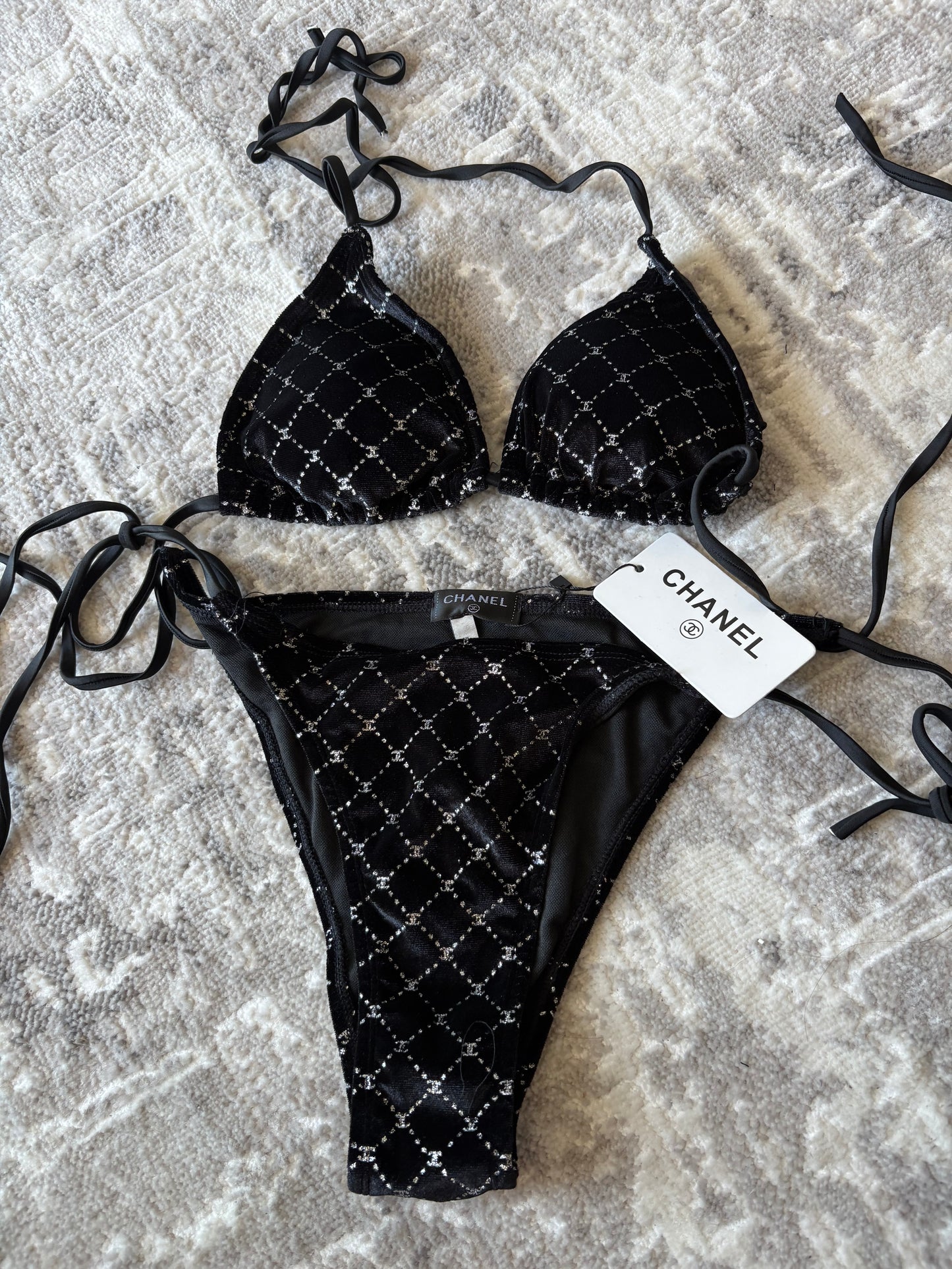 CC Velvet Bikini Set