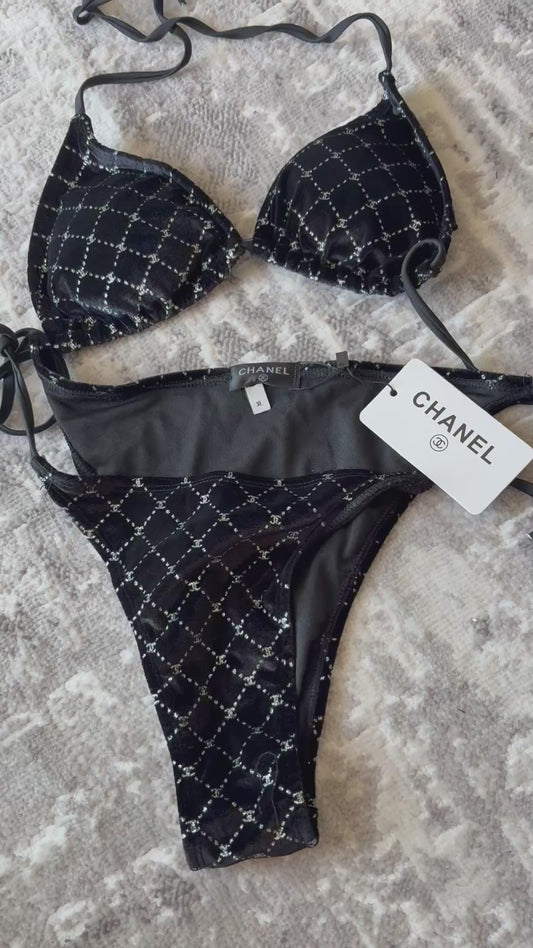 CC Velvet Bikini Set