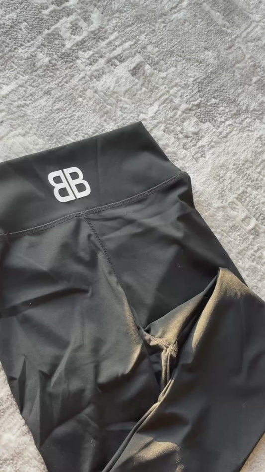 Black High Waist Sculpt Leggings